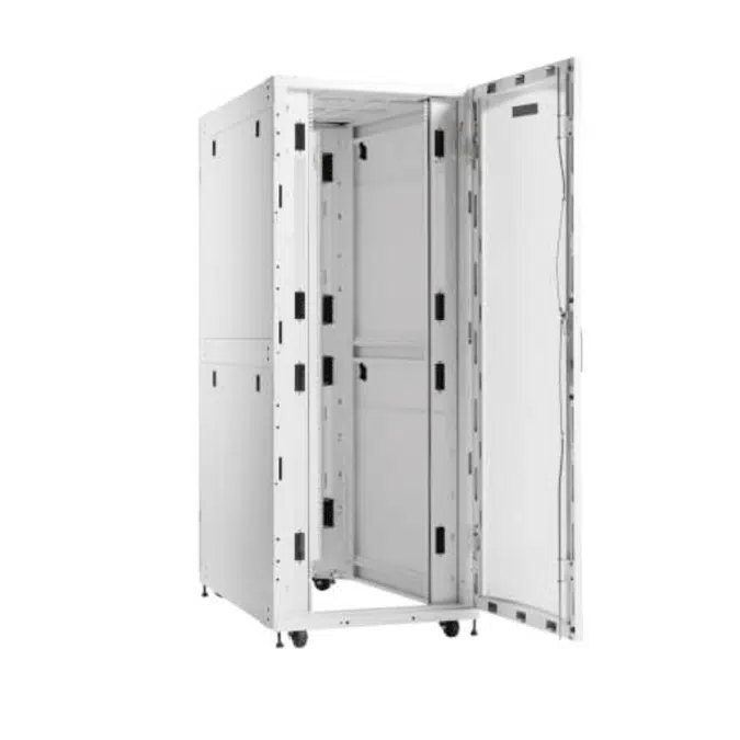 Eaton SmartRack 48U Standard-Depth Extra-Width Heavy-Duty Rack Enclosure Cabinet for AI Servers, White