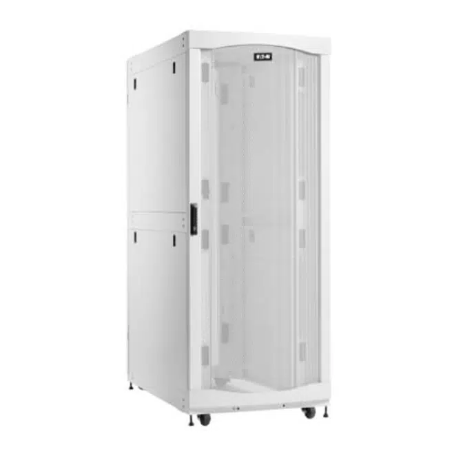 Eaton SmartRack 42U Deep Extra-Wide Heavy-Duty Rack Enclosure Cabinet for AI Servers, White