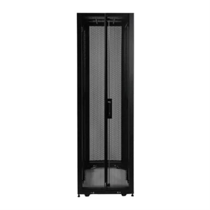 42U Server Rack, Euro-Series – Expandable Cabinet, Standard Depth, Doors & Side Panels Included