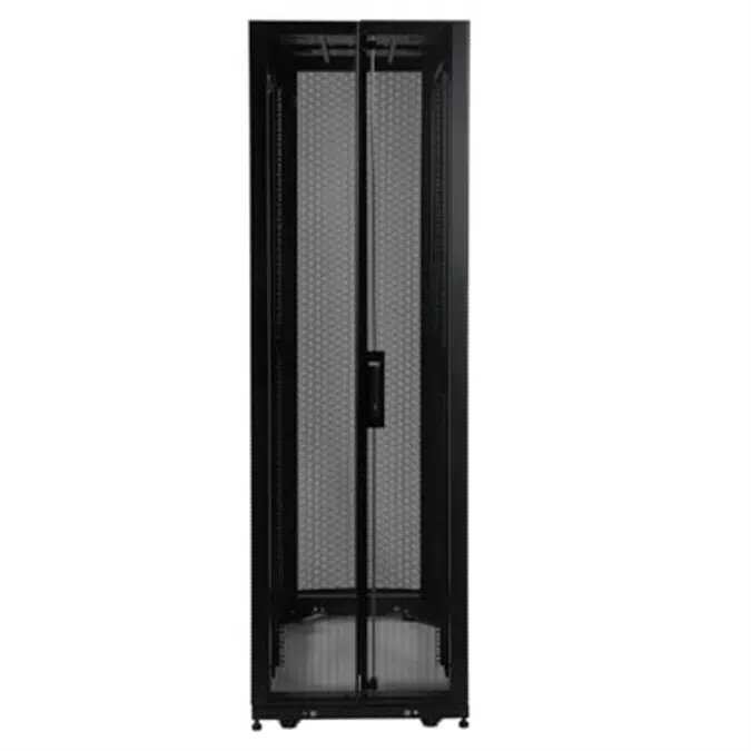 42U Server Rack, Euro-Series – Expandable Cabinet, Standard Depth, Doors & Side Panels Included