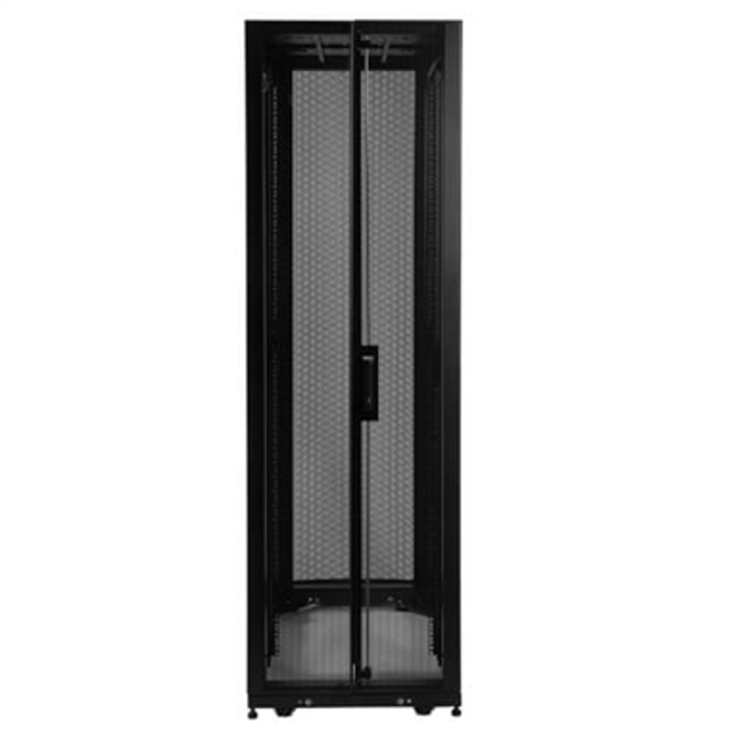 42U Server Rack, Euro-Series – Expandable Cabinet, Standard Depth, Doors & Side Panels Included
