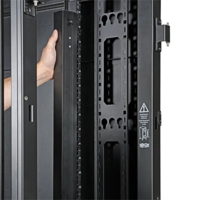 42U Server Rack, Euro-Series – Expandable Cabinet, Standard Depth, Doors & Side Panels Included