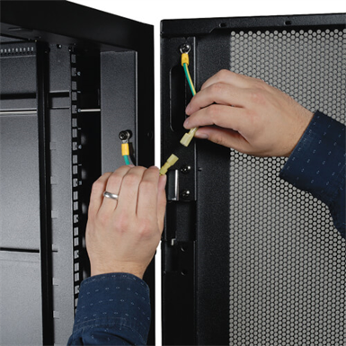 42U Server Rack, Euro-Series – Expandable Cabinet, Standard Depth, Doors & Side Panels Included