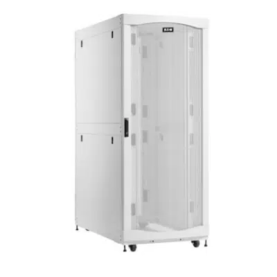 Image for Eaton SmartRack 42U Extra-Deep Extra-Wide Heavy-Duty Rack Enclosure Cabinet for AI Servers, White