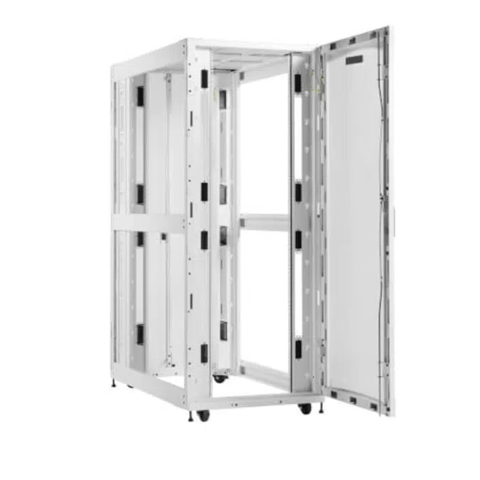 Eaton SmartRack 42U Extra-Deep Extra-Wide Heavy-Duty Rack Enclosure Cabinet for AI Servers, White