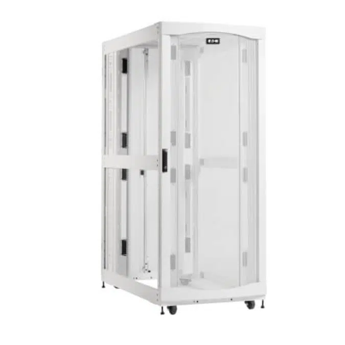 Eaton SmartRack 42U Extra-Deep Extra-Wide Heavy-Duty Rack Enclosure Cabinet for AI Servers, White