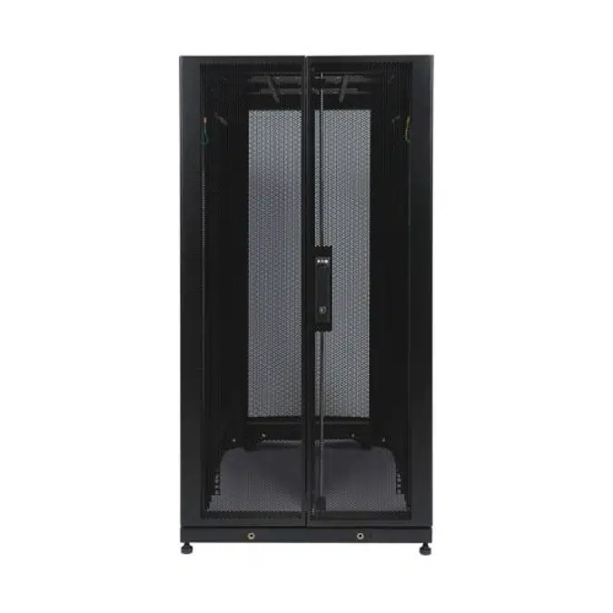 25U SmartRack Standard Depth Server Rack Enclosure Cabinet with doors and side panels