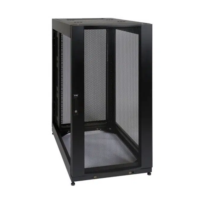 25U SmartRack Standard Depth Server Rack Enclosure Cabinet with doors and side panels