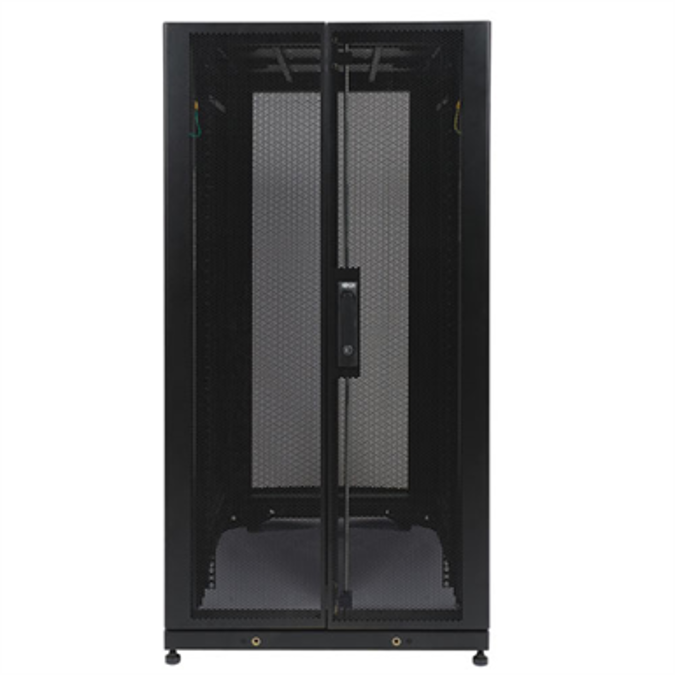 25U SmartRack Standard Depth Server Rack Enclosure Cabinet with doors and side panels