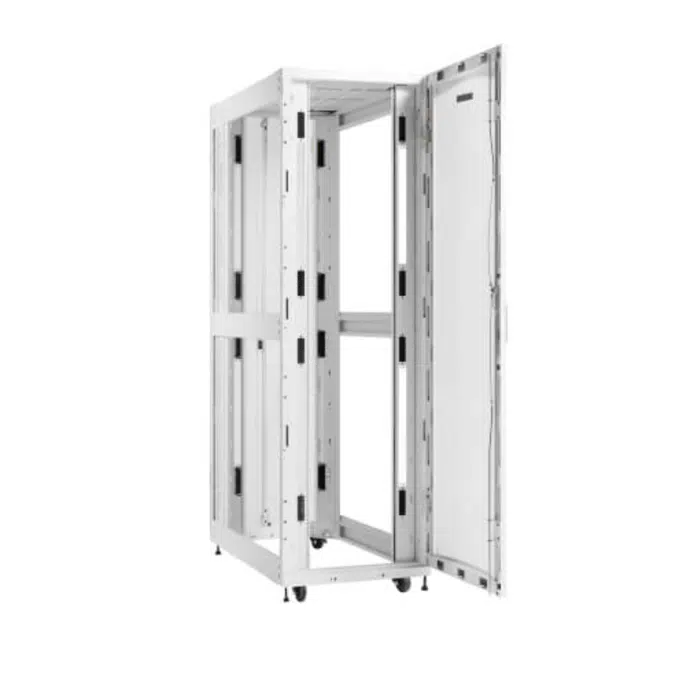 Eaton SmartRack 48U Standard-Depth Standard-Width Heavy-Duty Rack Enclosure Cabinet for AI Servers, White