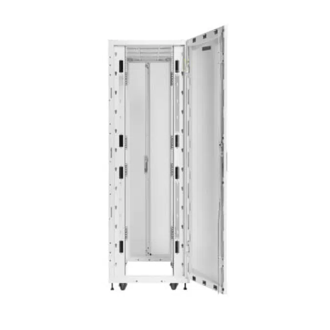 Eaton SmartRack 42U Deep Standard-Width Heavy-Duty Rack Enclosure Cabinet for AI Servers, White