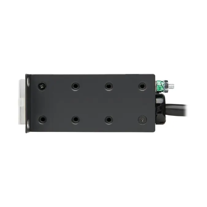 1U Rack-Mount Power Strip, 120V, 15A, 5-15P, 12 Outlets (Right-Angled Widely Spaced), 15-ft. Cord