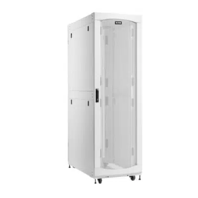 Eaton SmartRack 48U Deep Standard-Width Heavy-Duty Rack Enclosure Cabinet for AI Servers, White图像