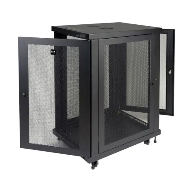 SmartRack 18U Mid Depth Rack Enclosure Cabinet