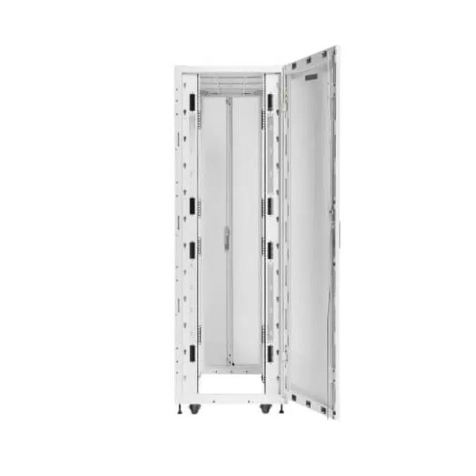 Eaton SmartRack 45U Standard-Depth Standard-Width Heavy-Duty Rack Enclosure Cabinet for AI Servers, White