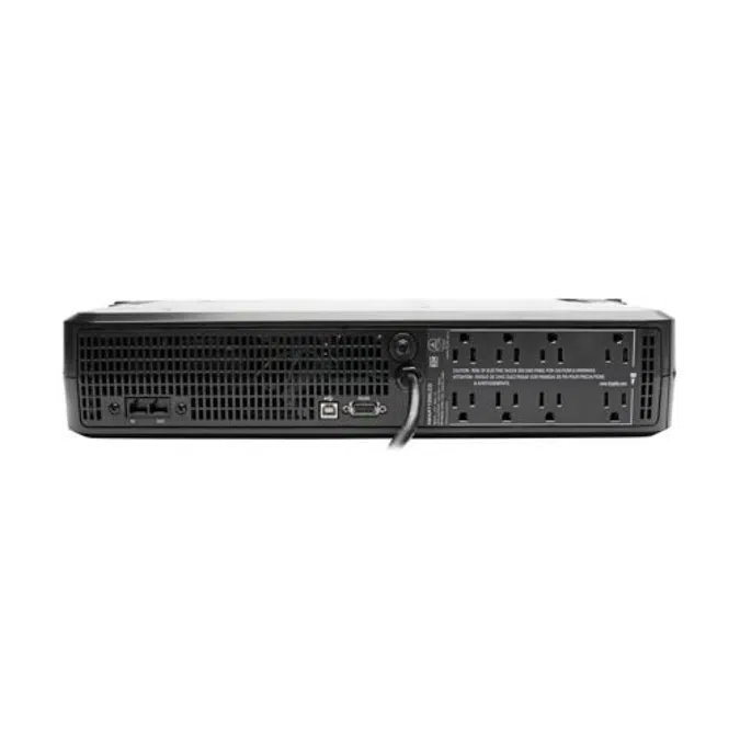 SmartPro LCD 120V 1500VA 900W Line-Interactive UPS, AVR, 2U Rack/Tower, LCD, USB, DB9 Serial, 8 Outlets