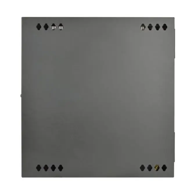SmartRack 12U Low Profile Switch Depth Wall Mount Rack Enclosure Cabinet, Hinged Back