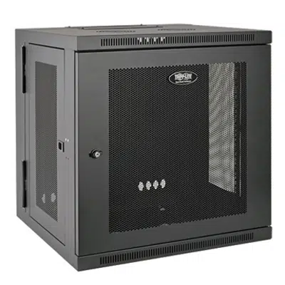 SmartRack 12U Low Profile Switch Depth Wall Mount Rack Enclosure Cabinet, Hinged Back 이미지