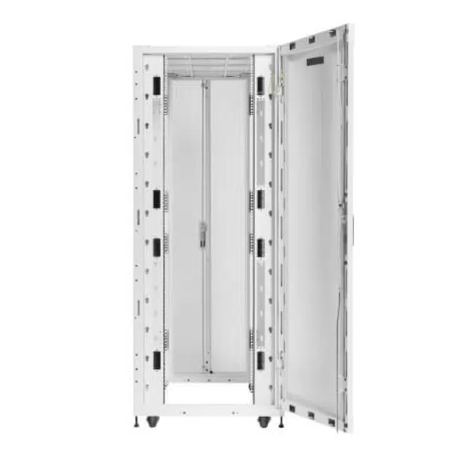 Eaton SmartRack 42U Extra-Deep Standard-Width Heavy-Duty Rack Enclosure Cabinet for AI Servers, White