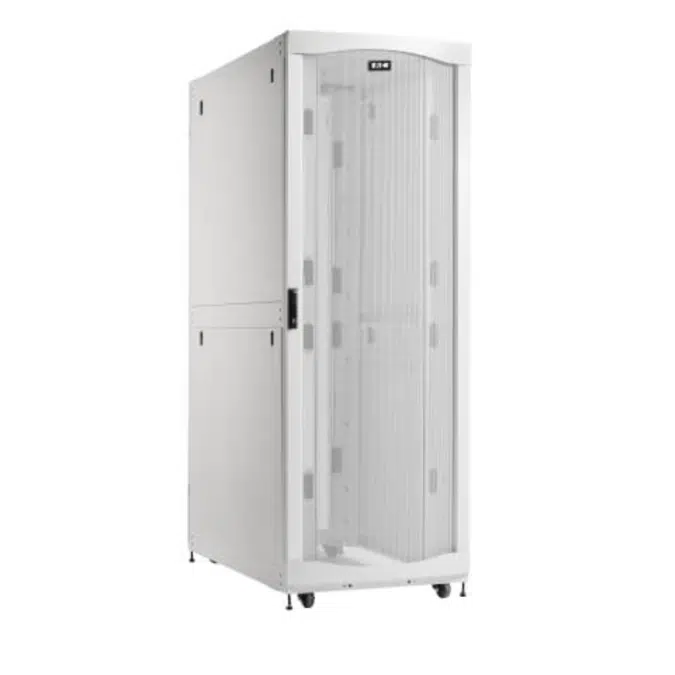 Eaton SmartRack 48U Extra-Deep Extra-Wide Heavy-Duty Rack Enclosure Cabinet for AI Servers, White