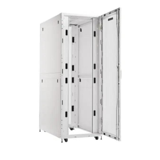 Eaton SmartRack 48U Extra-Deep Extra-Wide Heavy-Duty Rack Enclosure Cabinet for AI Servers, White