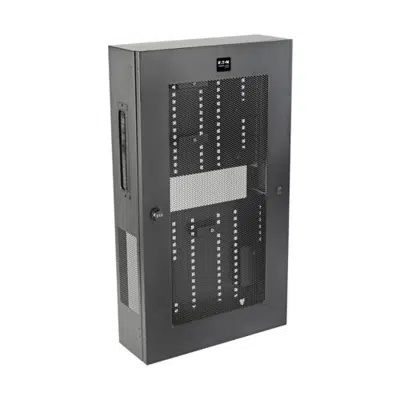 Bild für SmartRack 3U Low-Profile Vertical-Mount Switch-Depth Wall-Mount Structured Wiring Enclosure with Adjustable Equipment Brackets