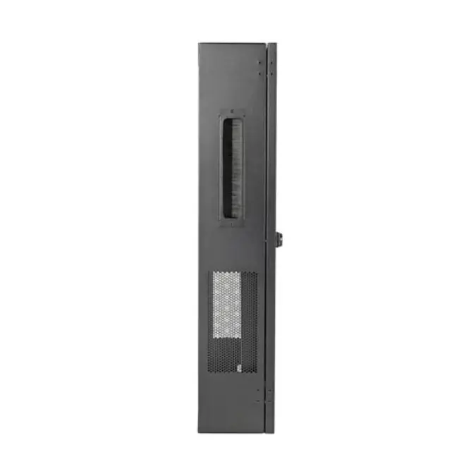 SmartRack 3U Low-Profile Vertical-Mount Switch-Depth Wall-Mount Structured Wiring Enclosure with Adjustable Equipment Brackets