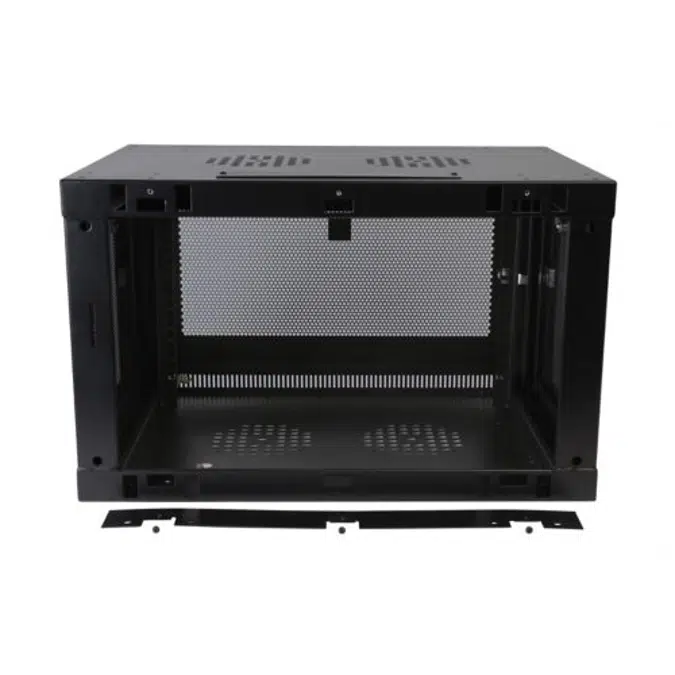 SmartRack 6U Low Profile Switch Depth Wall Mount Rack Enclosure Cabinet