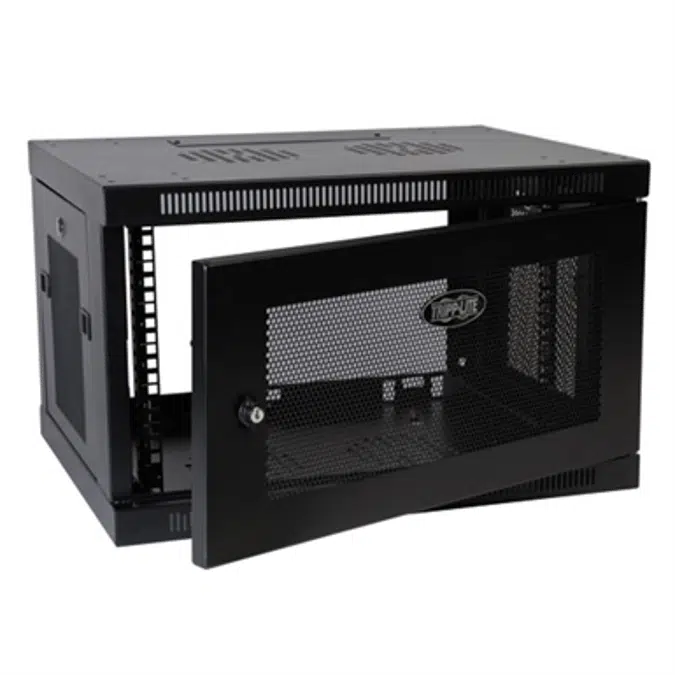 SmartRack 6U Low Profile Switch Depth Wall Mount Rack Enclosure Cabinet