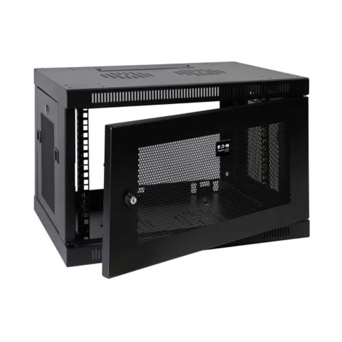 SmartRack 9U Low Profile Switch Depth Wall Mount Rack Enclosure Cabinet