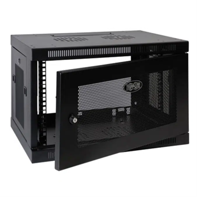 SmartRack 9U Low Profile Switch Depth Wall Mount Rack Enclosure Cabinet