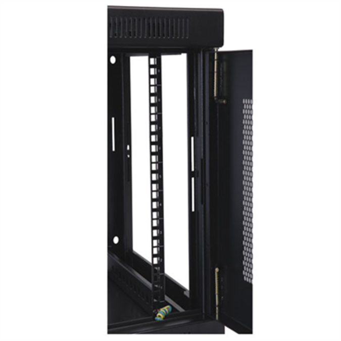 BIM objects - Free download! SmartRack 9U Low Profile Switch Depth Wall ...