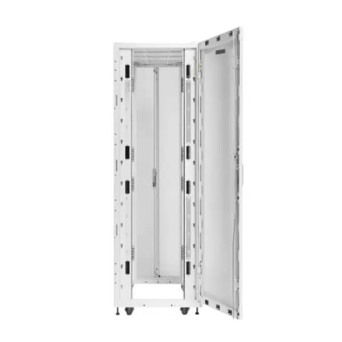 Eaton SmartRack 45U Deep Standard-Width Heavy-Duty Rack Enclosure Cabinet for AI Servers, White