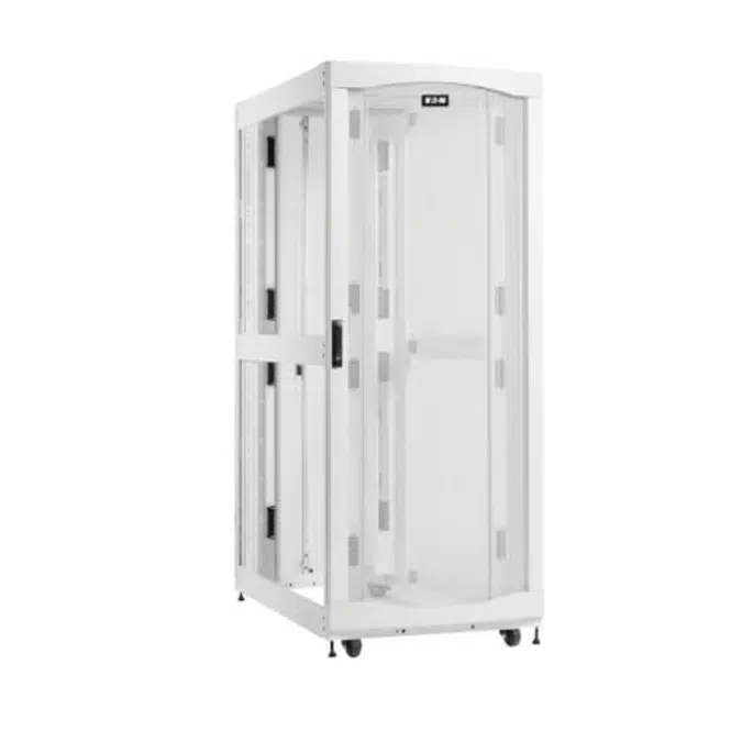 Eaton SmartRack 48U Deep Extra-Wide Heavy-Duty Rack Enclosure Cabinet for AI Servers, White