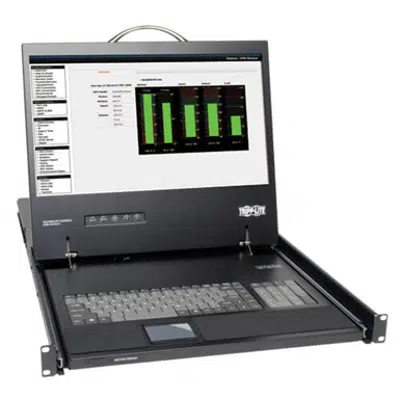 1U Rack-Mount KVM Console with 19-in. LCD图像