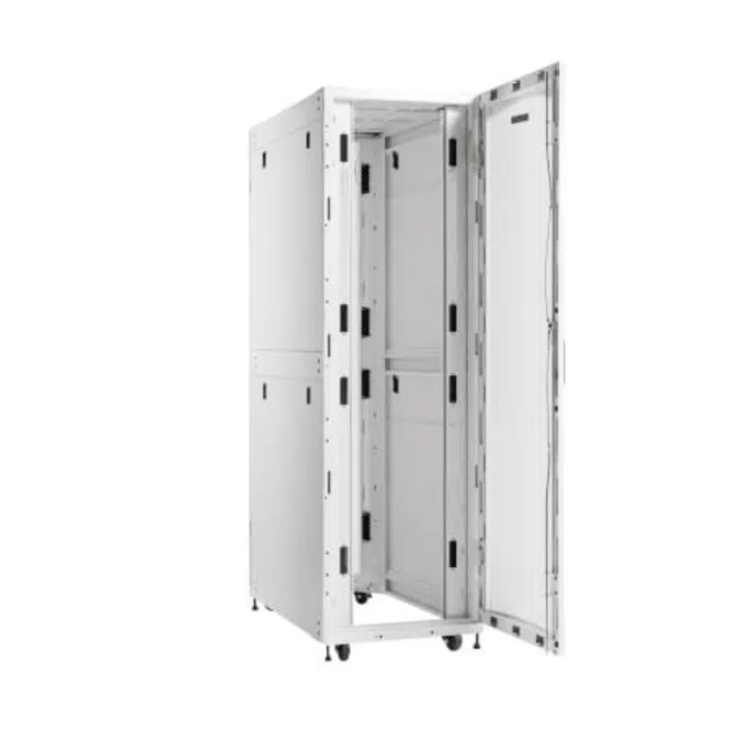 Eaton SmartRack 42U Standard-Depth Standard-Width Heavy-Duty Rack Enclosure Cabinet for AI Servers, White