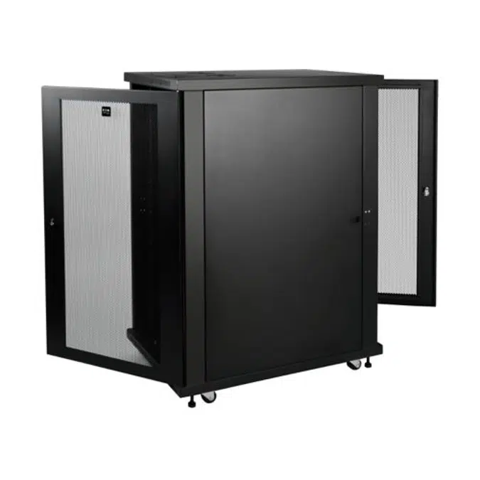 SmartRack 24U Mid Depth Rack Enclosure Cabinet