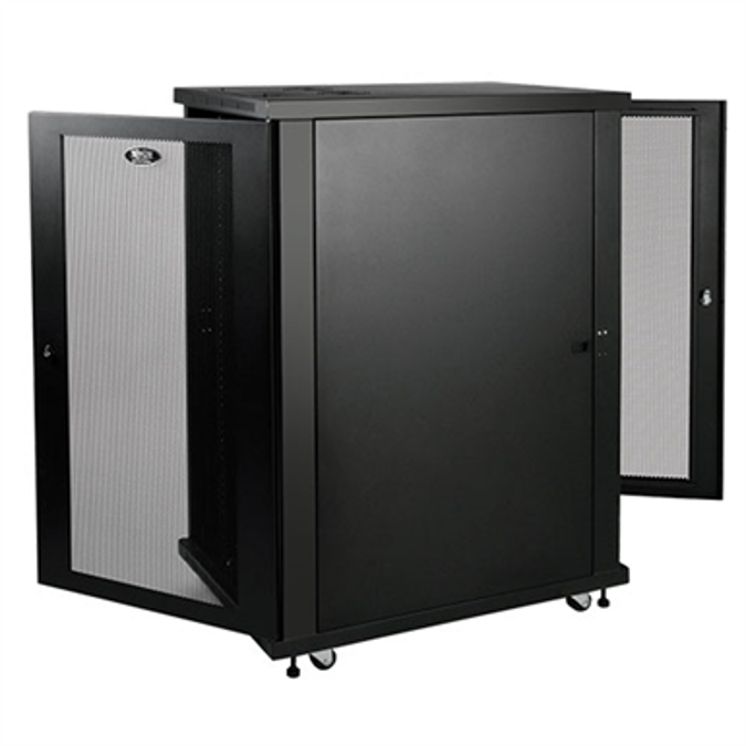 SmartRack 24U Mid Depth Rack Enclosure Cabinet