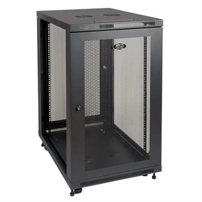 SmartRack 24U Mid Depth Rack Enclosure Cabinet