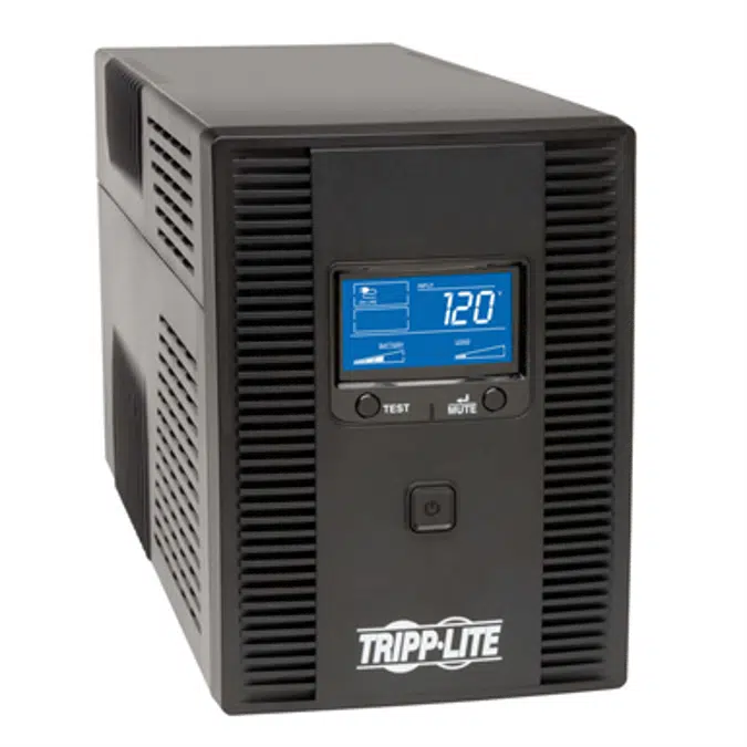 SmartPro LCD 120V 50/60Hz 1500VA 900W Line-Interactive UPS, AVR, Tower, LCD, USB, 10 Outlets