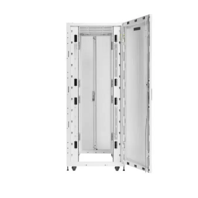 Eaton SmartRack 42U Standard-Depth Extra-Width Heavy-Duty Rack Enclosure Cabinet for AI Servers, White