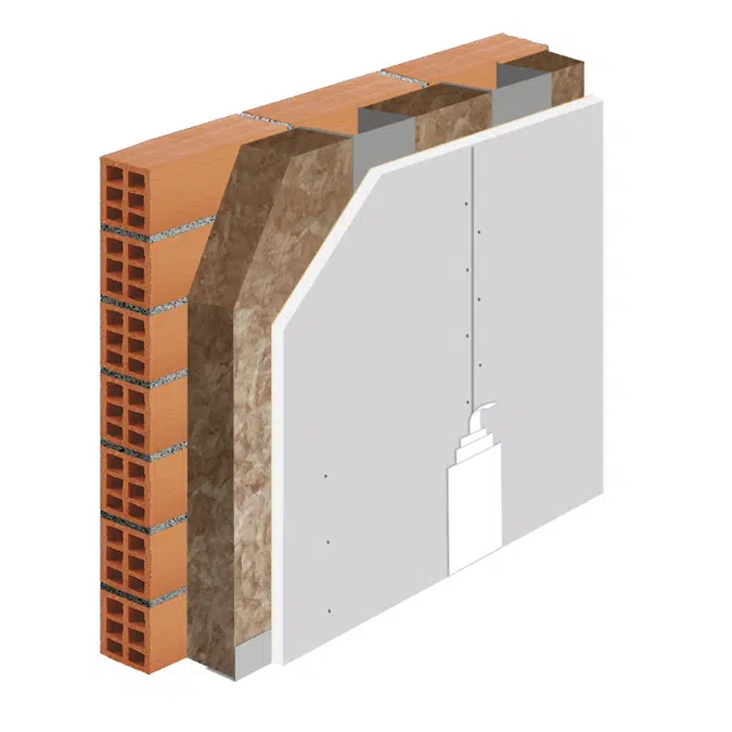 Isover-Placo® Partition Systems with standard plasterboard