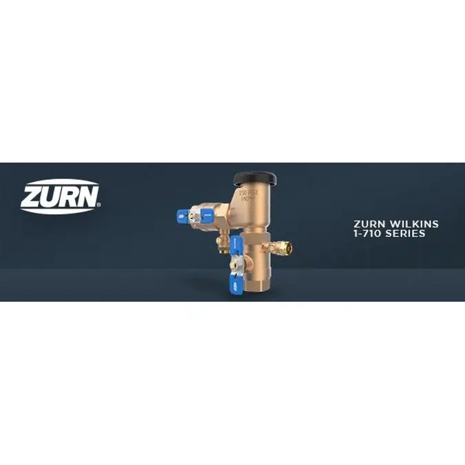 Wilkins 710 Pressure Vacuum Breaker Assembly, 3/4" to 1"