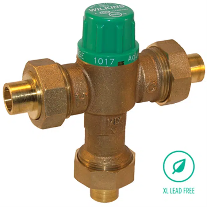 ZW1017XL Tempering Mixing Valve, 3/8" to 1", Lead-Free*