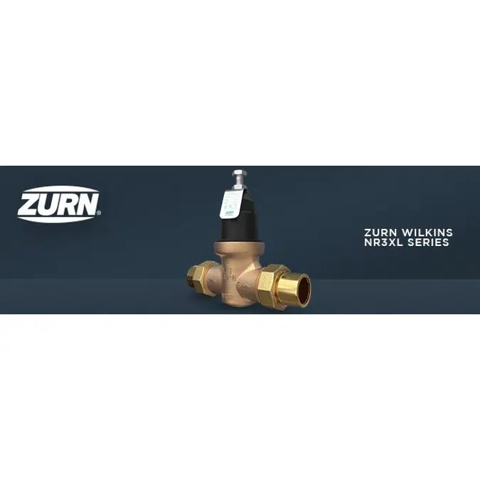 Wilkins NR3XL Water Pressure Reducing Valve with Integral Inlet Strainer, 1/2" to 2", Lead-Free*