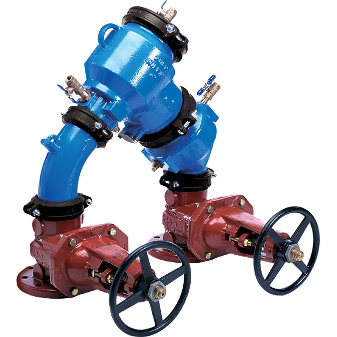 Wilkins 450 Double Check Backflow Preventer, N-Pattern, 2-1/2" to 10", Lead-Free*