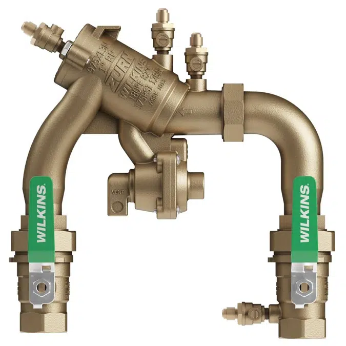 975XL3N Reduced Pressure Principle Backflow Preventer, – N-Pattern