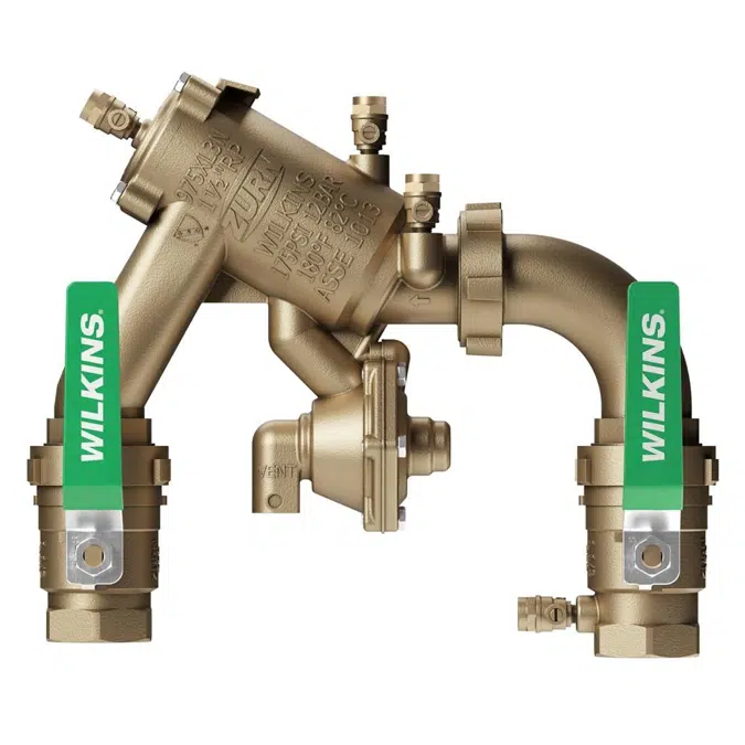 975XL3N Reduced Pressure Principle Backflow Preventer, – N-Pattern