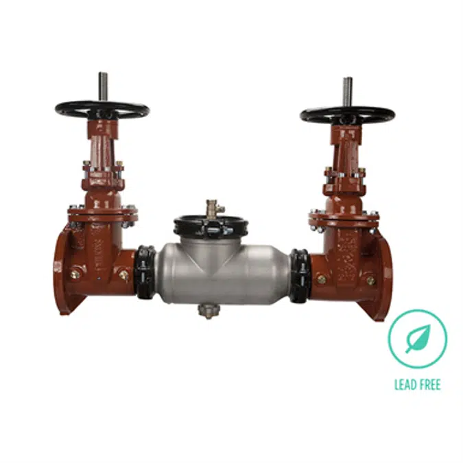 BIM objects - Free download! 350AST Double Check Backflow Preventer, 2 ...