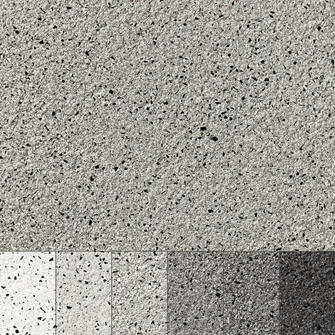 Rieder | concrete skin | terrazzo black